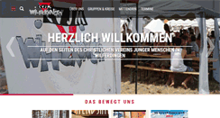 Desktop Screenshot of cvjm-wilferdingen.de